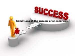 Conditions of the success of an interview