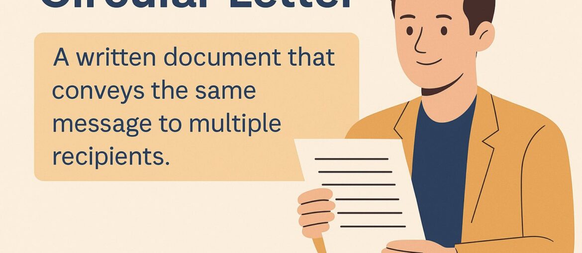 Sample Circular Letter