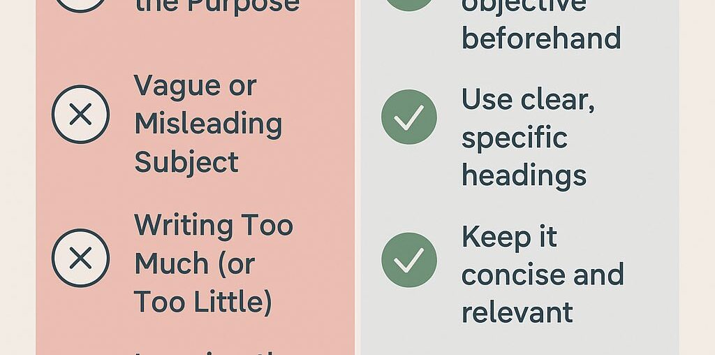 Common Mistakes in Circular Letters