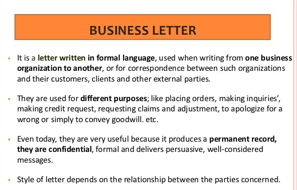 What Is Business Letter Definition