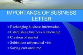 Importance of Business Letter