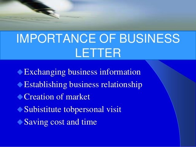 Importance of Business Letter