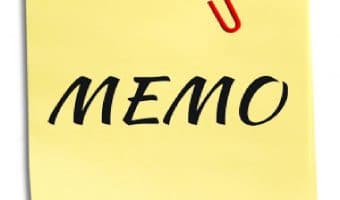 Importance of Memo