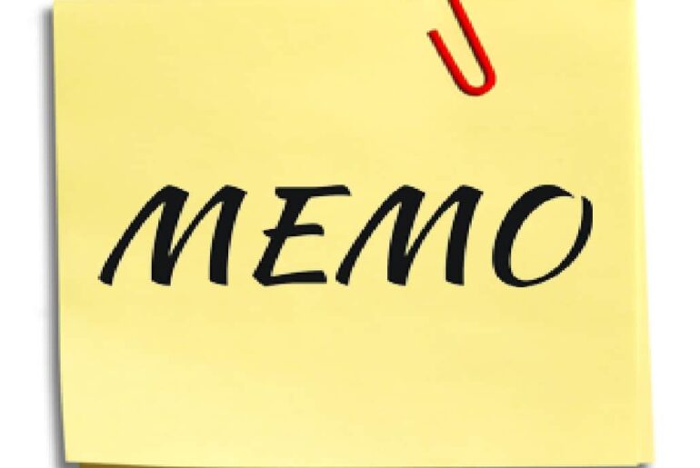 Importance of Memo