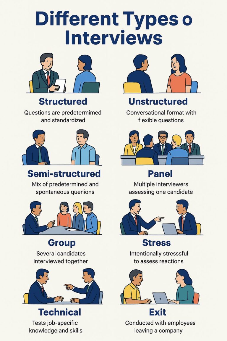 Individual Interview Patterns Different Types of Interviews: Structured, Unstructured, Panel And More