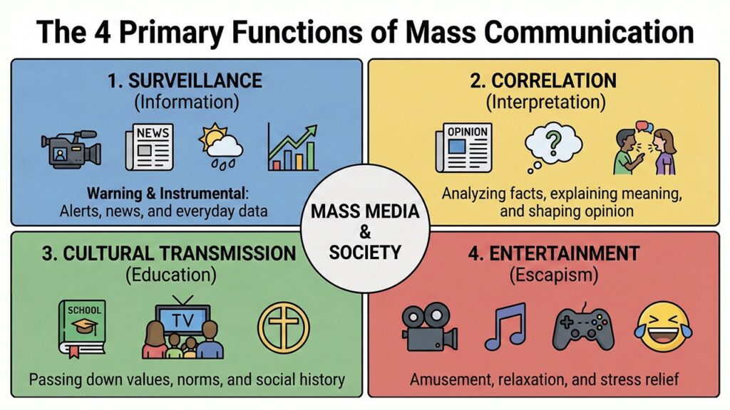 The 4 Primary Functions of Mass Communication