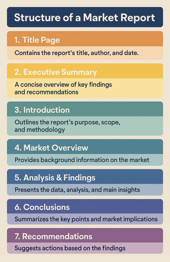 Structure of a Market Report: Essential Parts, Format, and Writing Guide 1 Structure of a Market Report