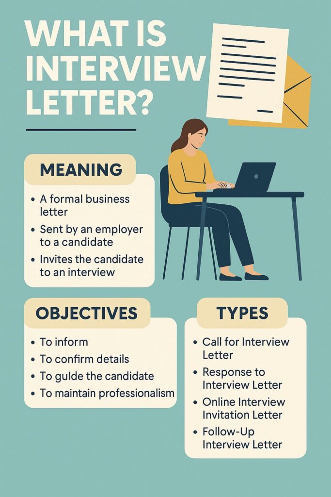 What Is Interview Letter? Meaning, Format & Examples 1 Interview Letter