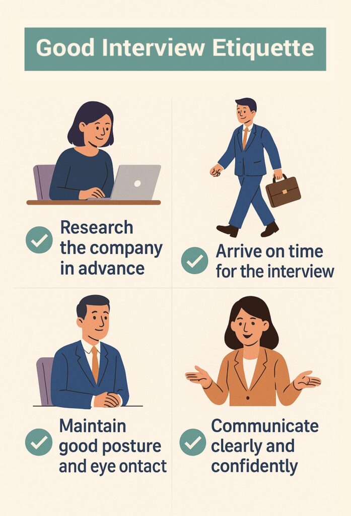 Interview Etiquette: Do’s and Don’ts for Candidates 1 Good Interview Etiquette