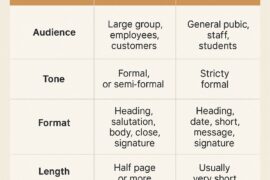 Circular Letter vs Memo vs Notice
