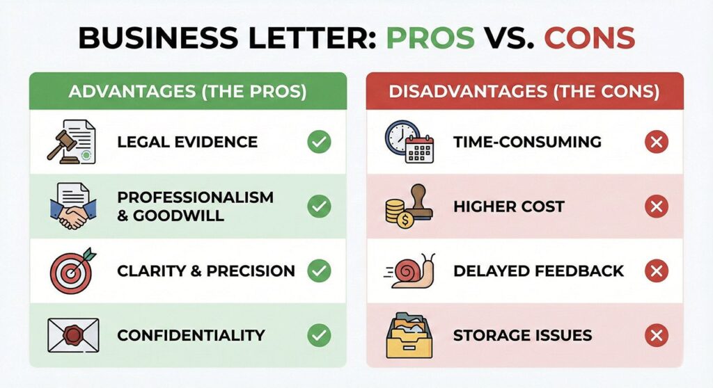 Advantages and Disadvantages of Business Letter: A Comprehensive Analysis 1 Advantages and Disadvantages of Business Letter