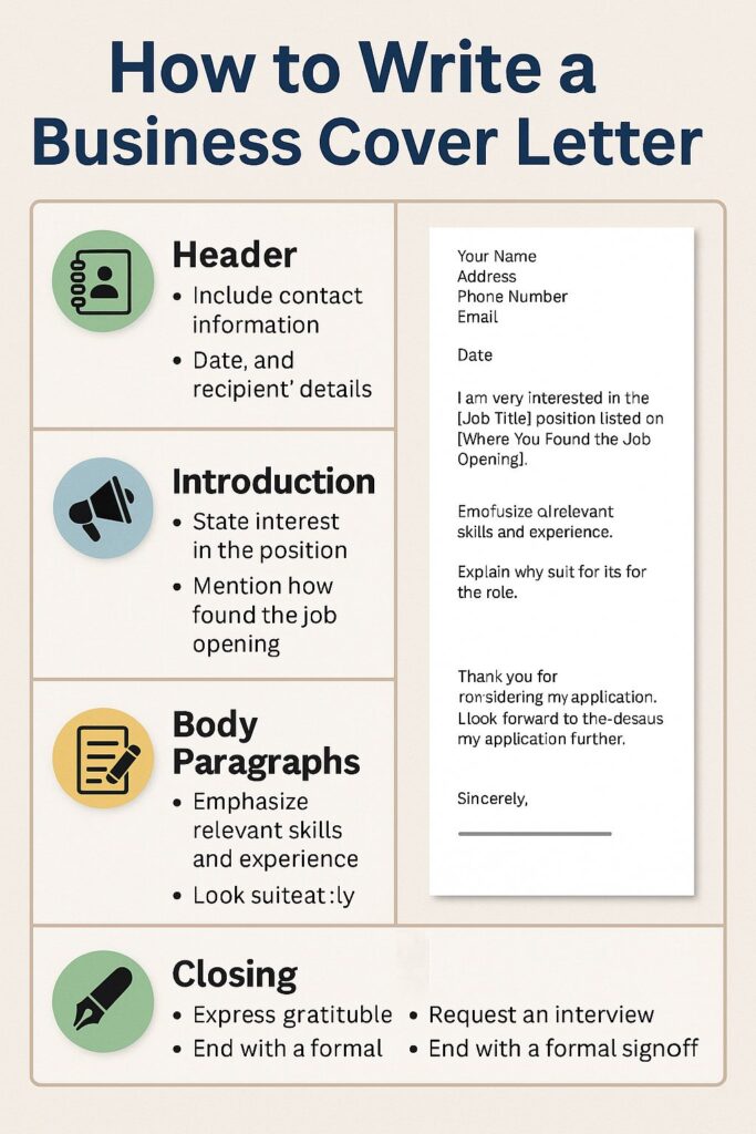Business Cover Letter