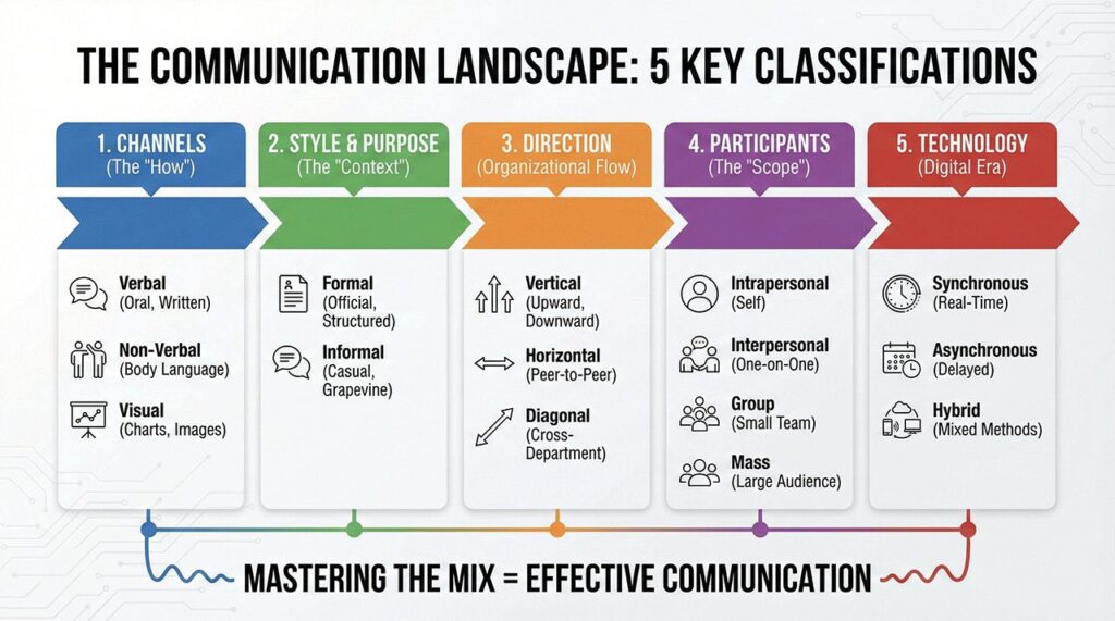 Types of Communication: A Complete Guide to Classifications & Methods 1 Types of Communication